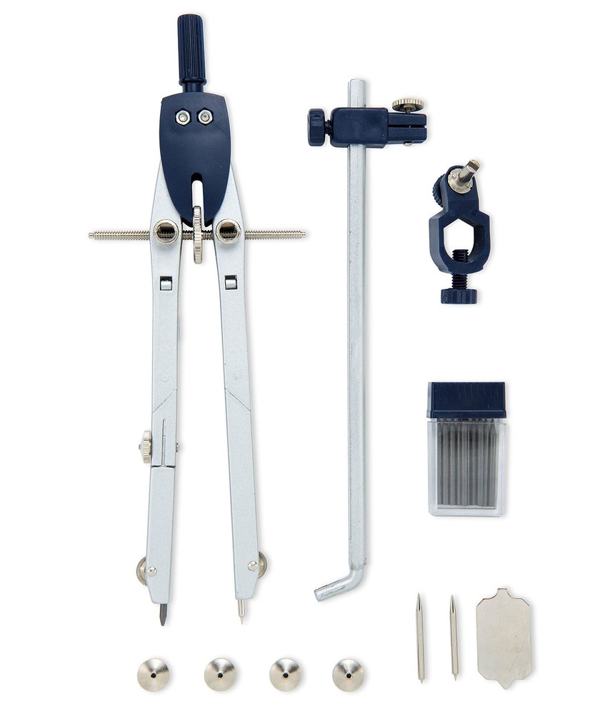 Mr. Pen- Professional Metal Compass Set, 7 pcs, Precision Drafting Compass...