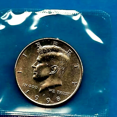 1998 P   CHOICE Kennedy Half Dollar  IN CELLO