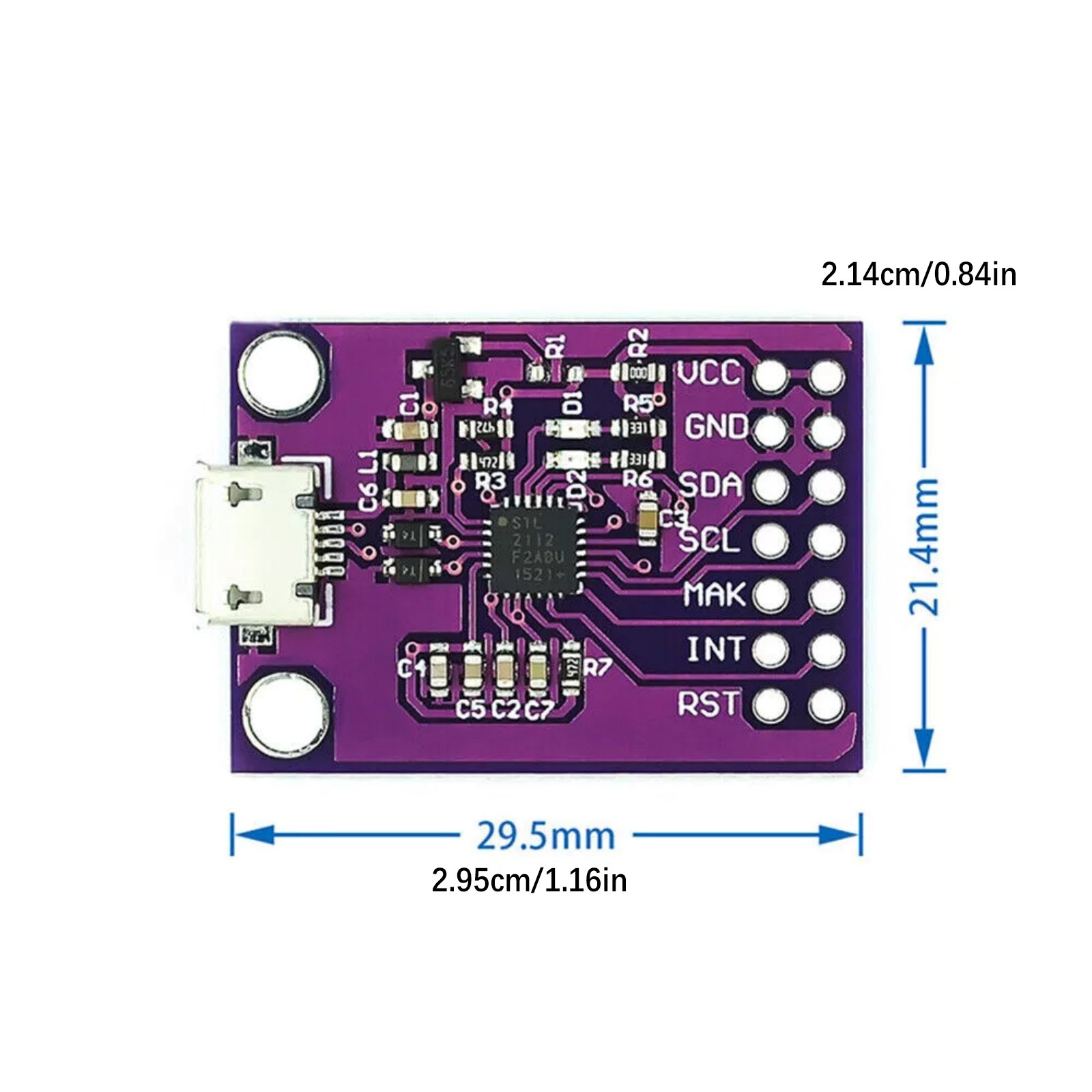 Wholesale CP2112 Debug Board USB to I2C Communication Module Modified Component