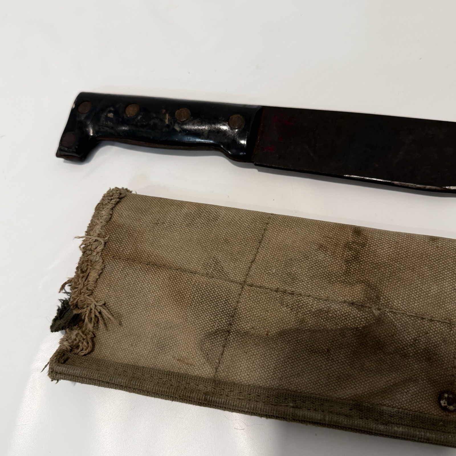 Vintage US Machete with Sheath, "Midwest Japan" 23 Inches - 18” Blade