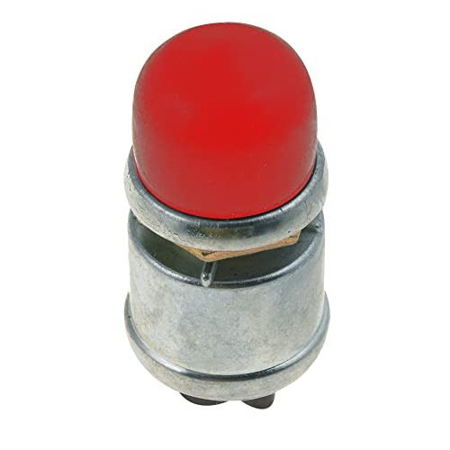 Push Button Momentary Starter Switch, Heavy Duty Momentary Switch for 12V Red