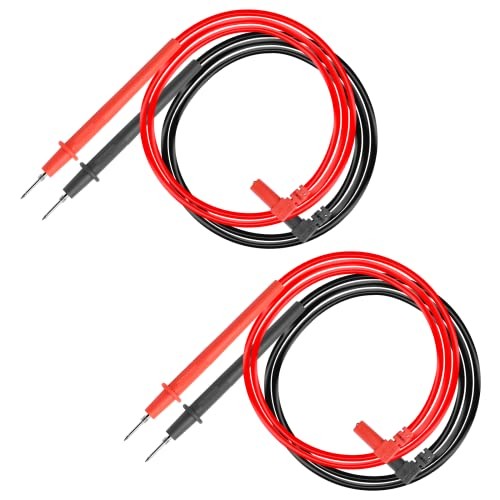 2pcs Multimeter Test Leads, Electrical Meter Test Leads Probe, Right Angle