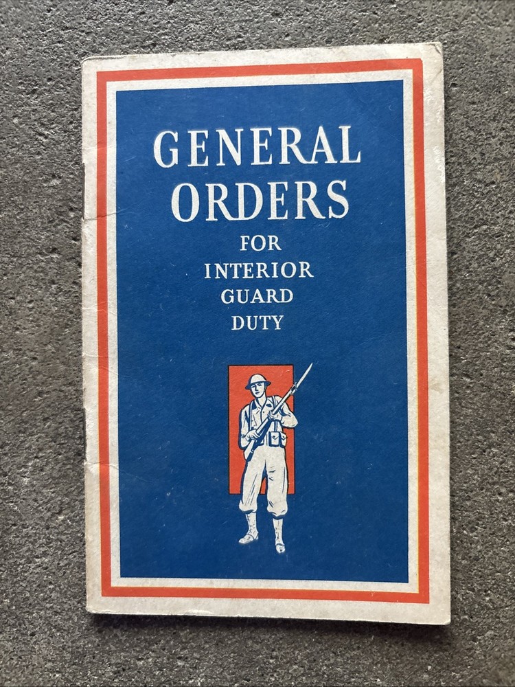 ACME Brewing Co General Orders for Interior Guard Duty 1941 GREAT AD