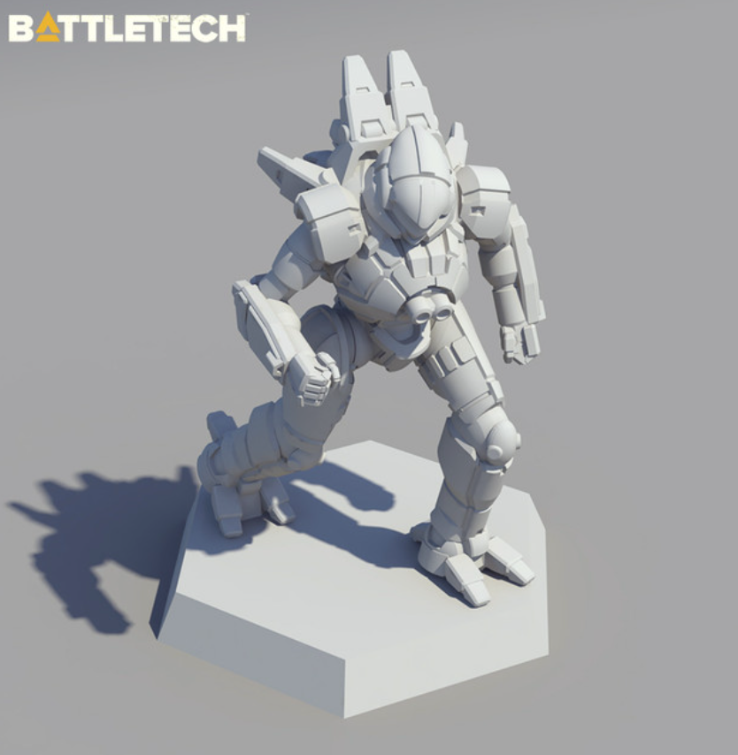 Battletech Spider Light Mech + Pilot Cards IS Kickstarter Support Lance Catalyst
