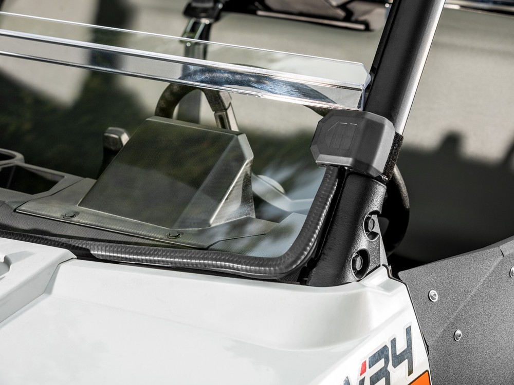 SuperATV Clear Scratch Resistant Half Windshield for Bobcat UV34 - 2019+