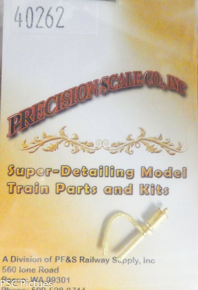 Precision Scale O #40262 Whistle, Single Chime (Brass Casting)