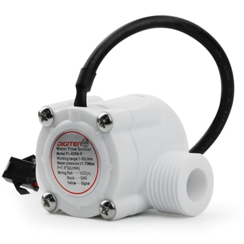 G1/2 ’’ Flow Hall Sensor BSP Thread 1-30L/Min Flow Meter POM Material Flowmet...