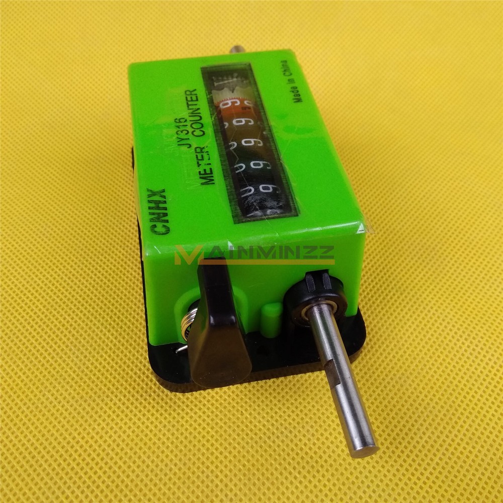 One JY316 6-Digit Mechanical Yard Counter Length Counter Rolling Wheel Decoder