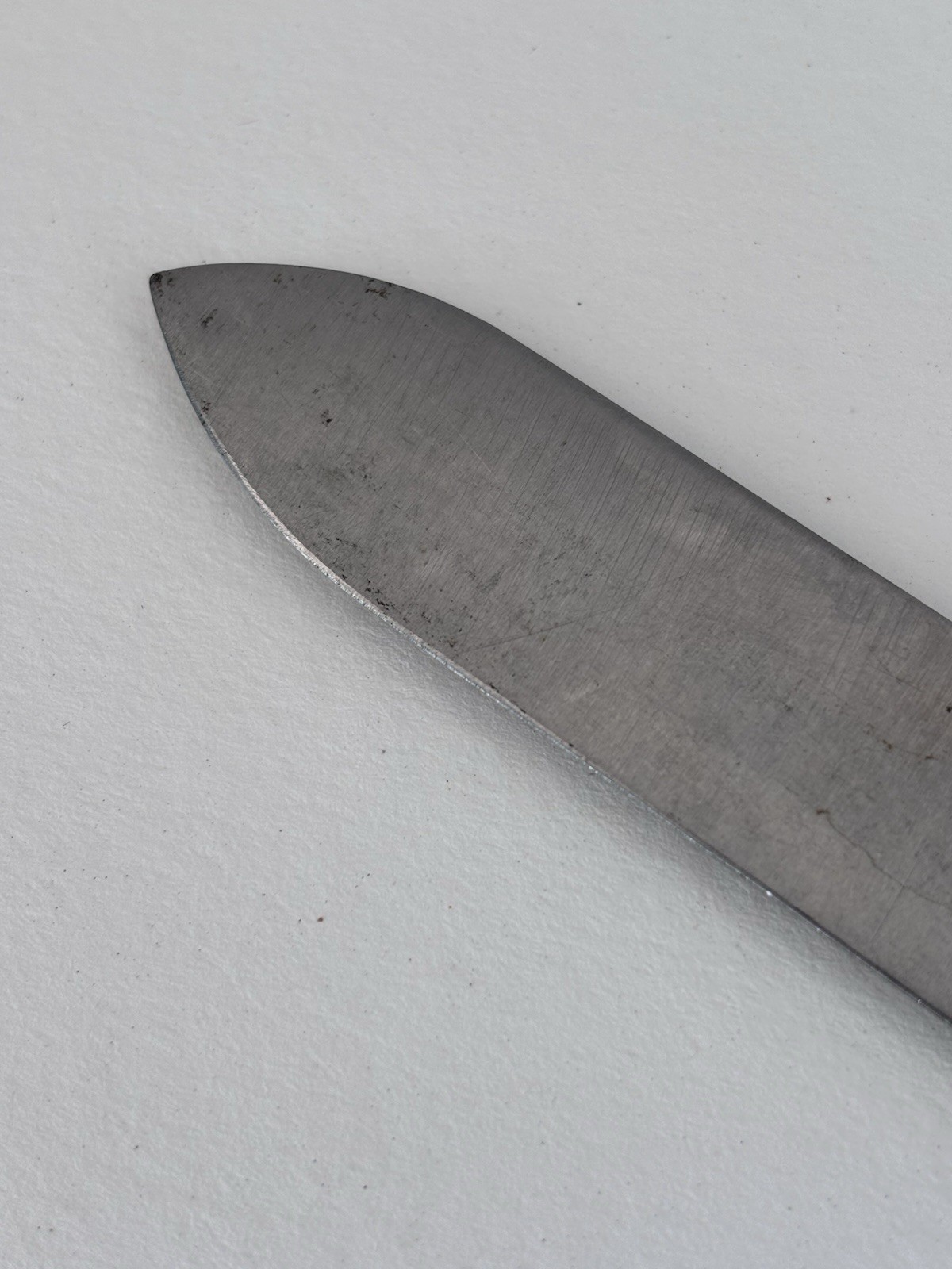 NICE -Vintage US Military Mess Kit Stainless Knife Handle Utensil L. F. & C 1945