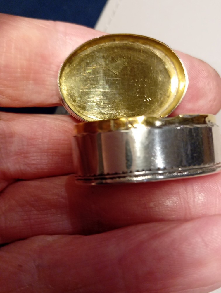 Solid Silver Early Georgian Snuff Box Circa 1740