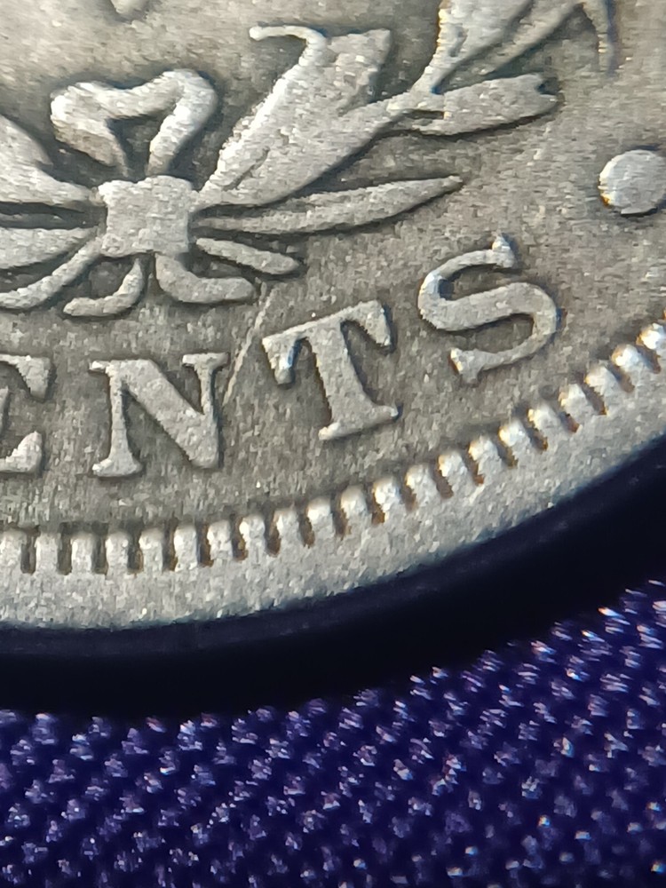 NICE 1912-D LIBERTY "V" NICKEL - VF ~Reverse LAMINATION ERROR~