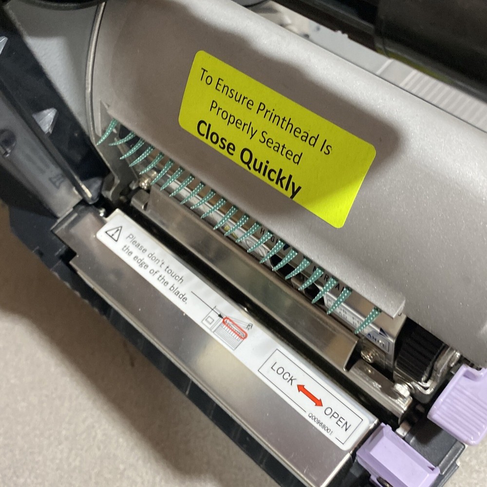 EXTRA NICE - SATO GT412E Boot Up GT408e THERMAL BARCODE PRINTER