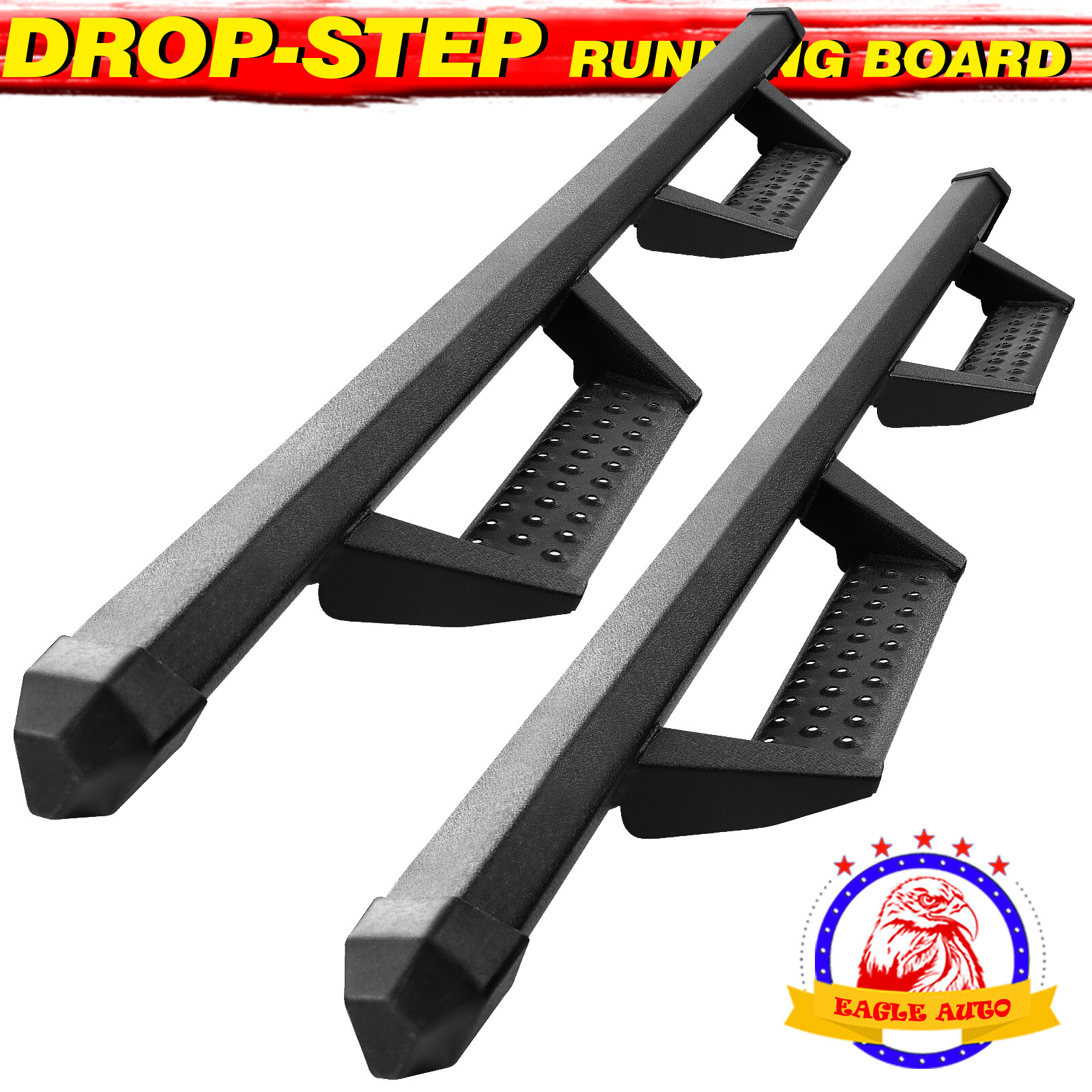 For 05-24 Nissan Frontier Crew Cab 3" Running Boards Step Board Drop Step BCKA