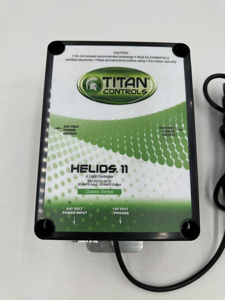 Titan Controls Helios 11 4 Light Controller 240V With Trigger Cable Garden