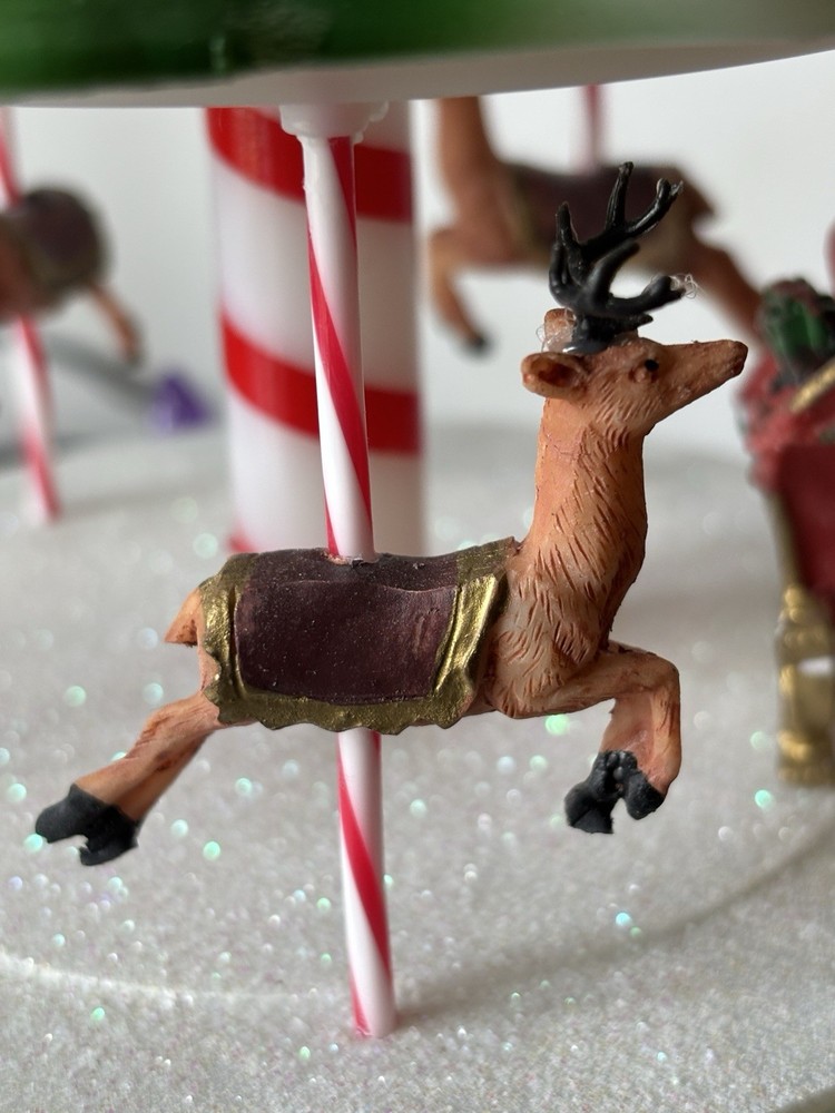 Animated Lightup & Musical Tree/carousel Multicolor Not Ceramic