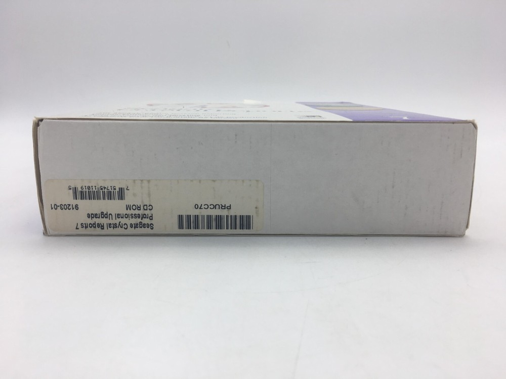 Seagate Software Crystal Reports Professional Upgrade Version 7