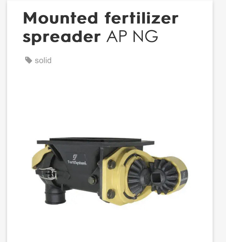 Mounted Fertilizer Spreader