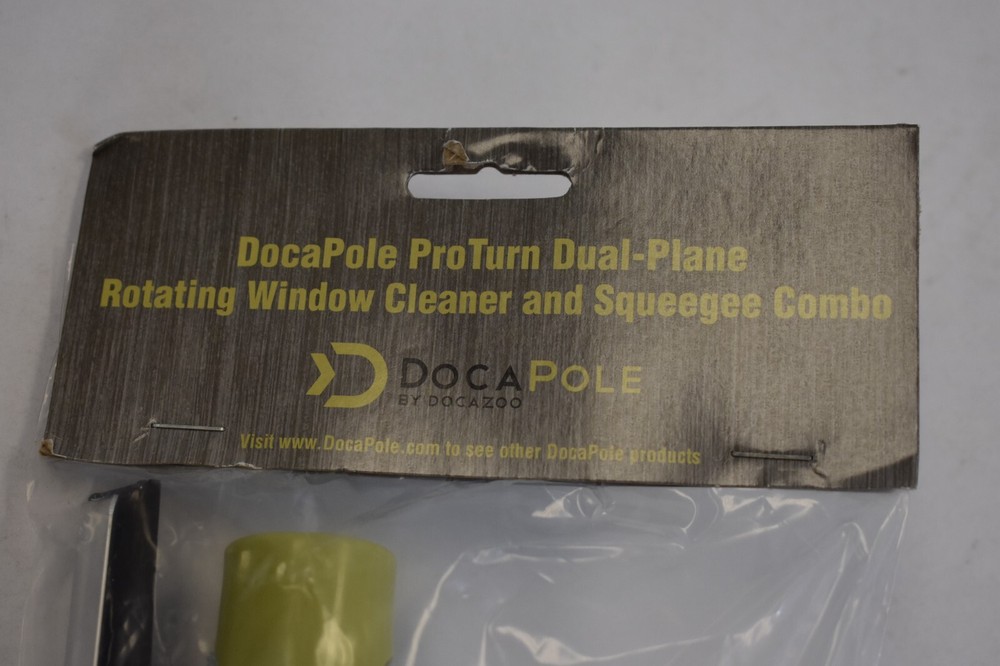 DocaPole ProTurn Dual Pivot Rotating Window Cleaner & Squeegee Combo DocaZoo