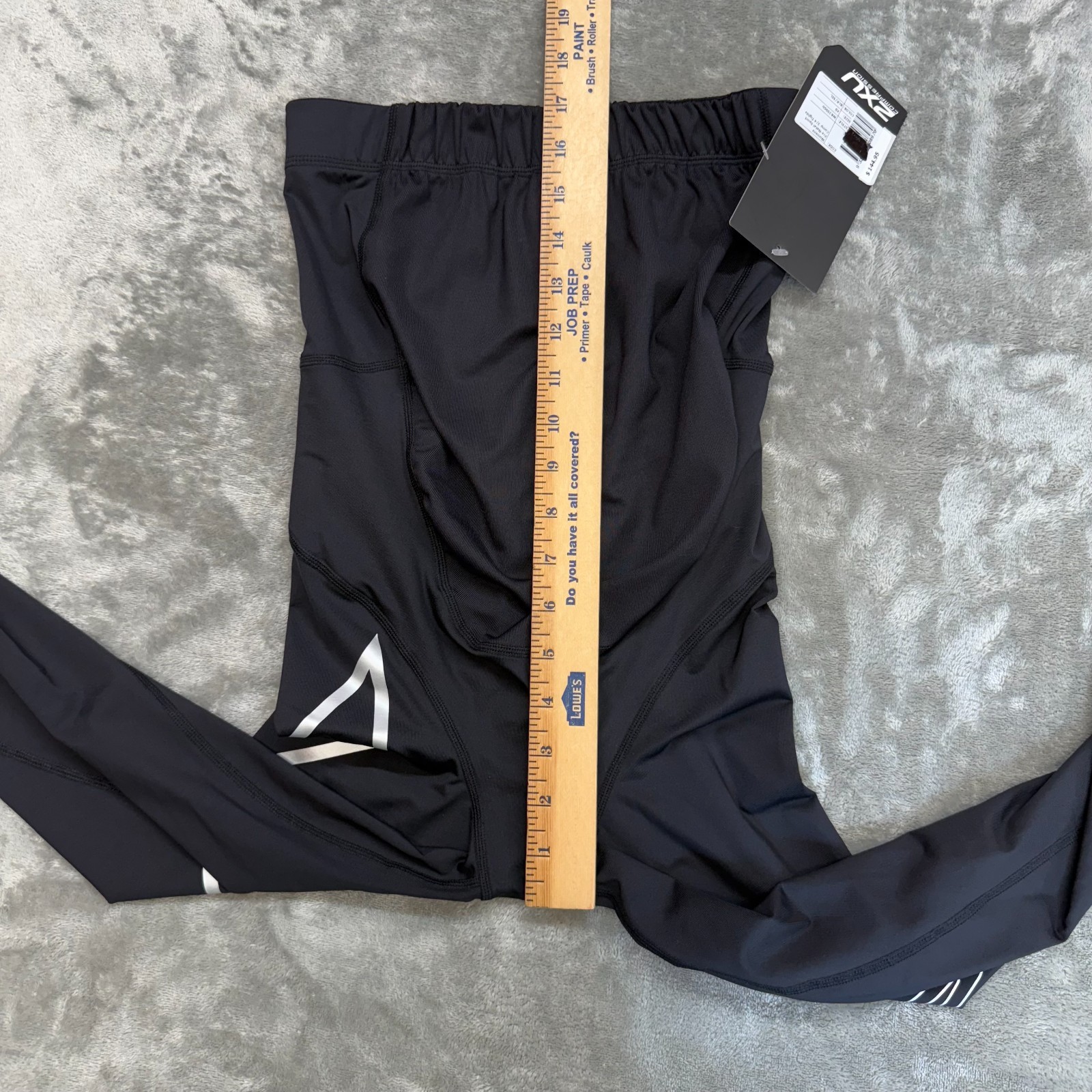 2XU Pre-Natal Sport Compression 3/4 tights womens XS black/Silver WA3596B NWT