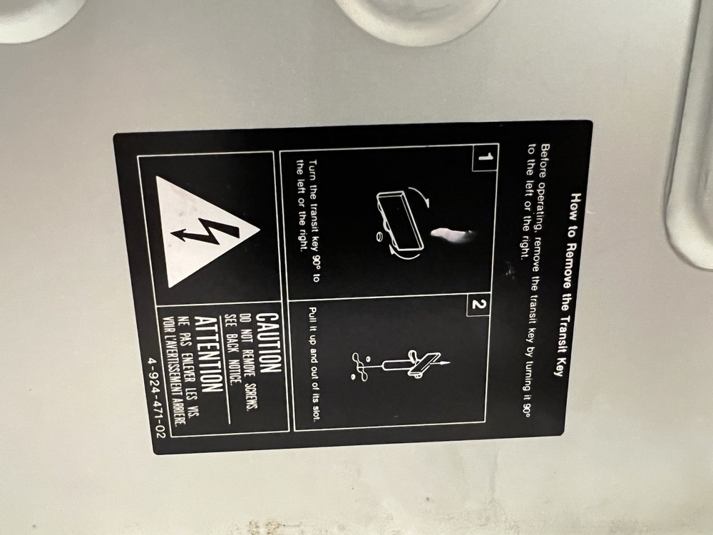 SONY CDP-C322M 5 Disc Carousel CD Player Deck High Density Linear NoRemote WORKS