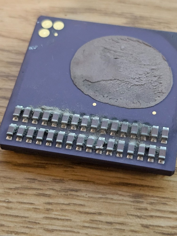 Clean Intel Pentium OverDrive PODP3V166 V1.0 166Mhz Processor Socket 5/Socket 7