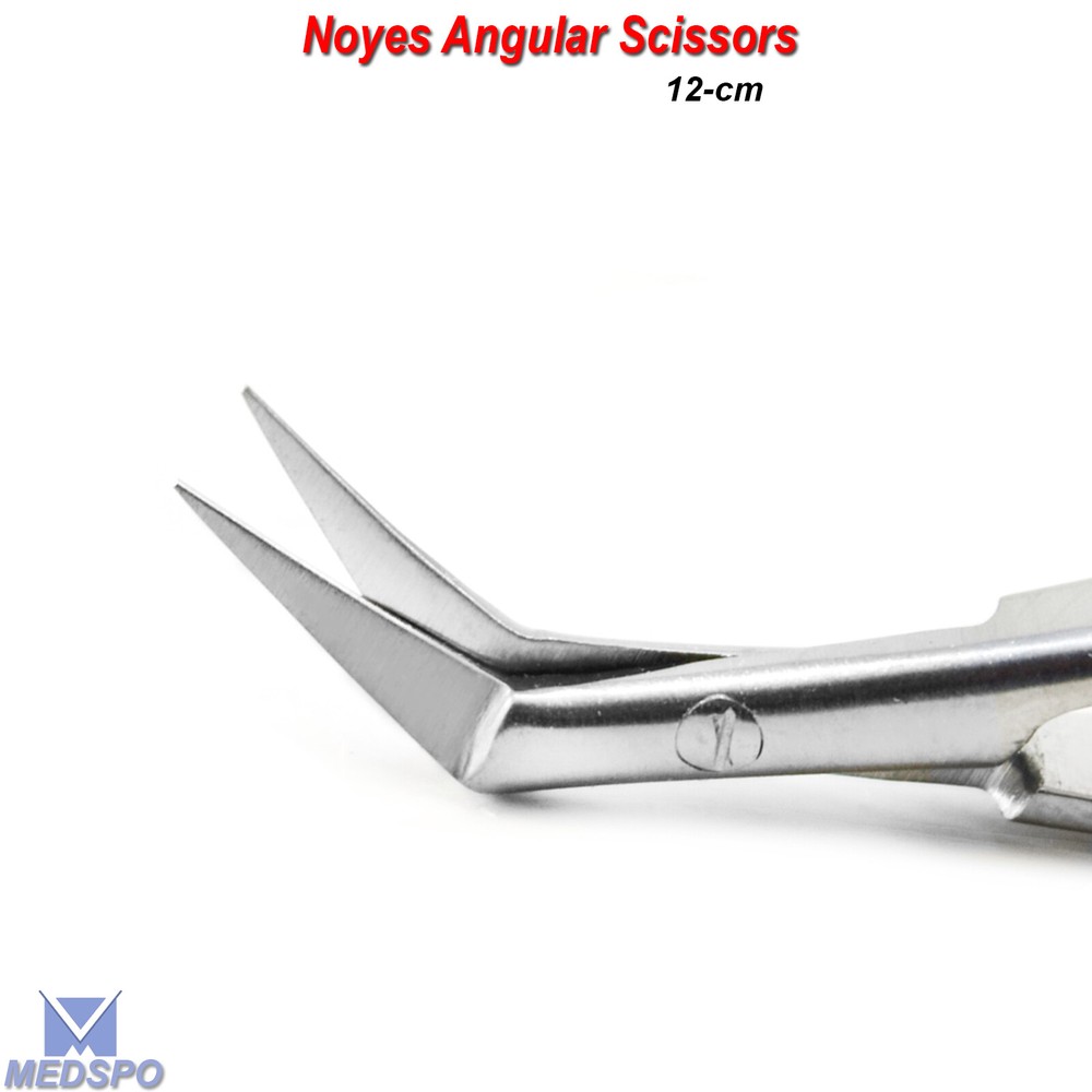 Micro surgical Noyes Angular Spring Action Scissors Ophthalmic Dissecting Tools