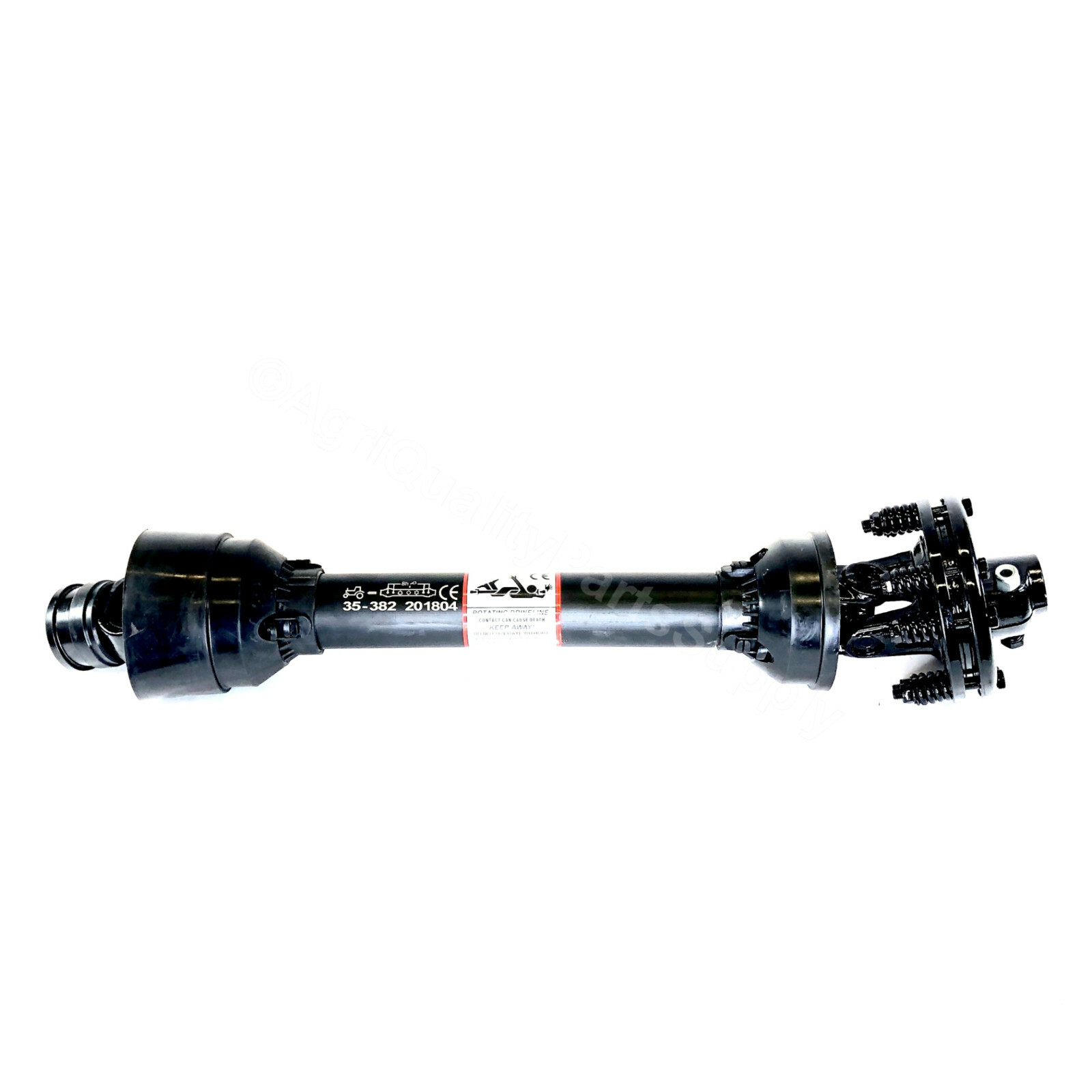 PTO Shaft with Slip Clutch for Rotary Tillers, BUSH HOG, CARONI, LANDPRIDE