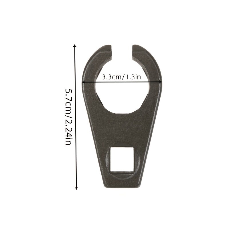 1pc Durable Steel Oxygen Sensor Socket Wrench, Automotive O2 Sensor Removal Tool