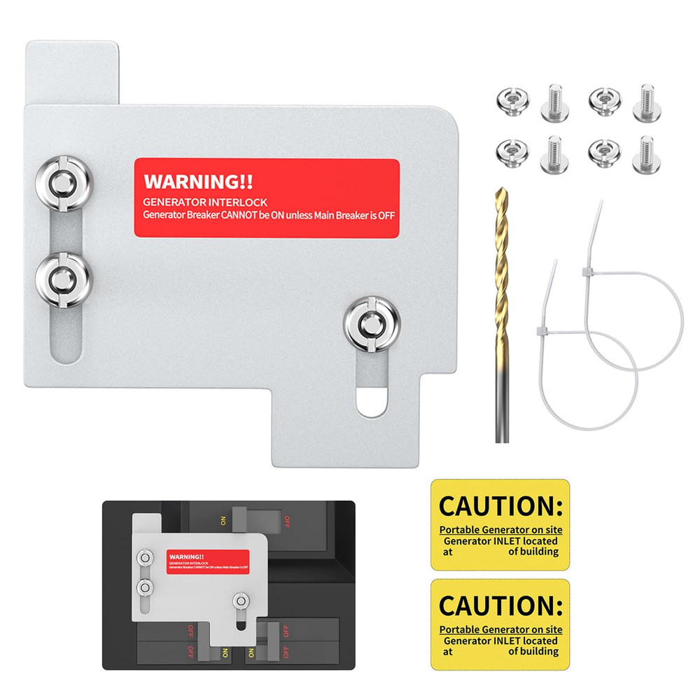 Generator Interlock Kit Compatible with Horizontal Main Cutler Hammer CH Series