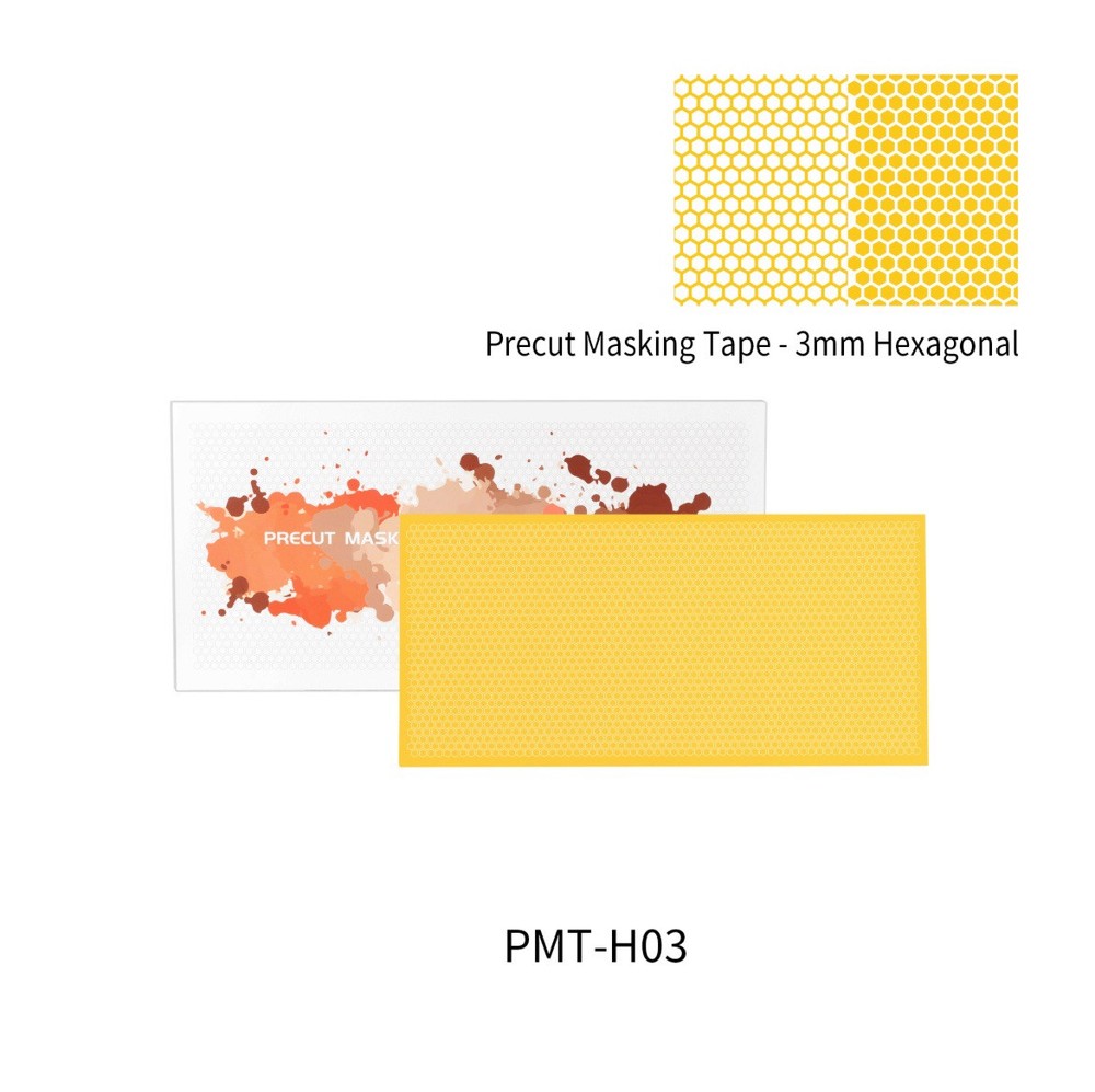 Dspiae #PMTH03 Hexagonal Masking Tape 3mm