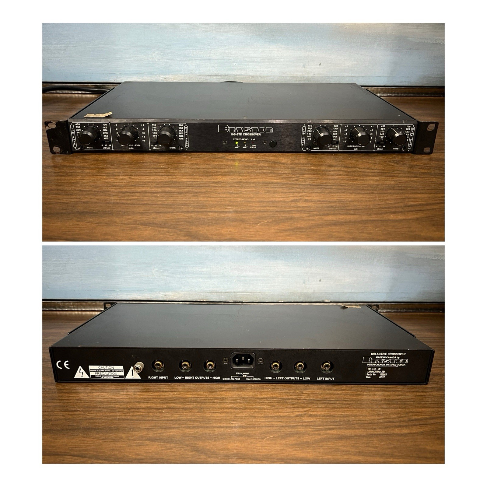 Bryston 10B-STD Electronic Crossover - Working !