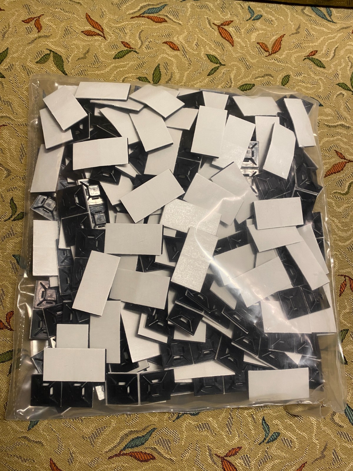 Panduit ABMM-AT-D0 4-Way Adhesive Cable Tie Mount Black PK500 NEW Sealed