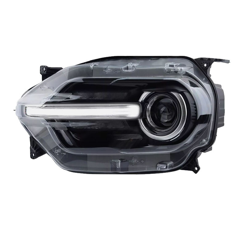 Pair For 2021-2023 Ford Bronco Sport Led Chrome Headlights Non-HALO Lamp LH+RH