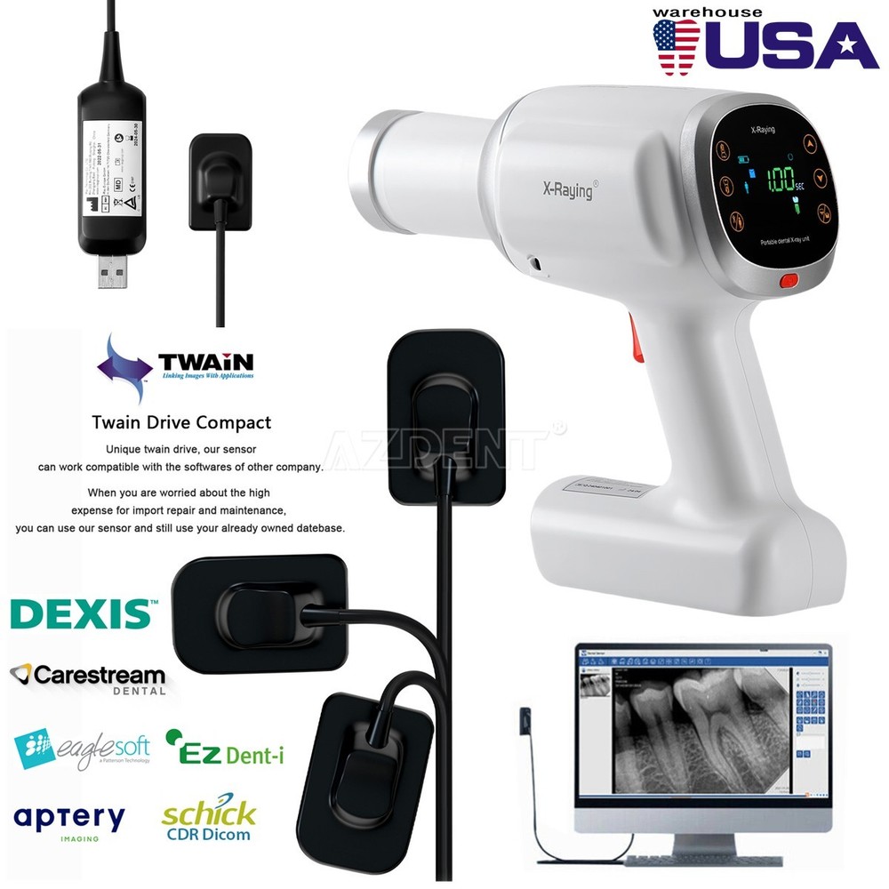 Mobile Dental X Ray Digital Machine  Imaging System no Shield /Sensor Size 2/1