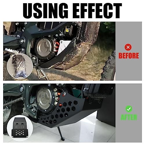 Engine Guard Skid Plate for Sur Ron Ultra Bee, Engine Bash Bottom Guard Black