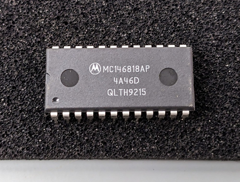 (2) Motorola MC146818AP Real-Time Clock + RAM (RTC) ICs