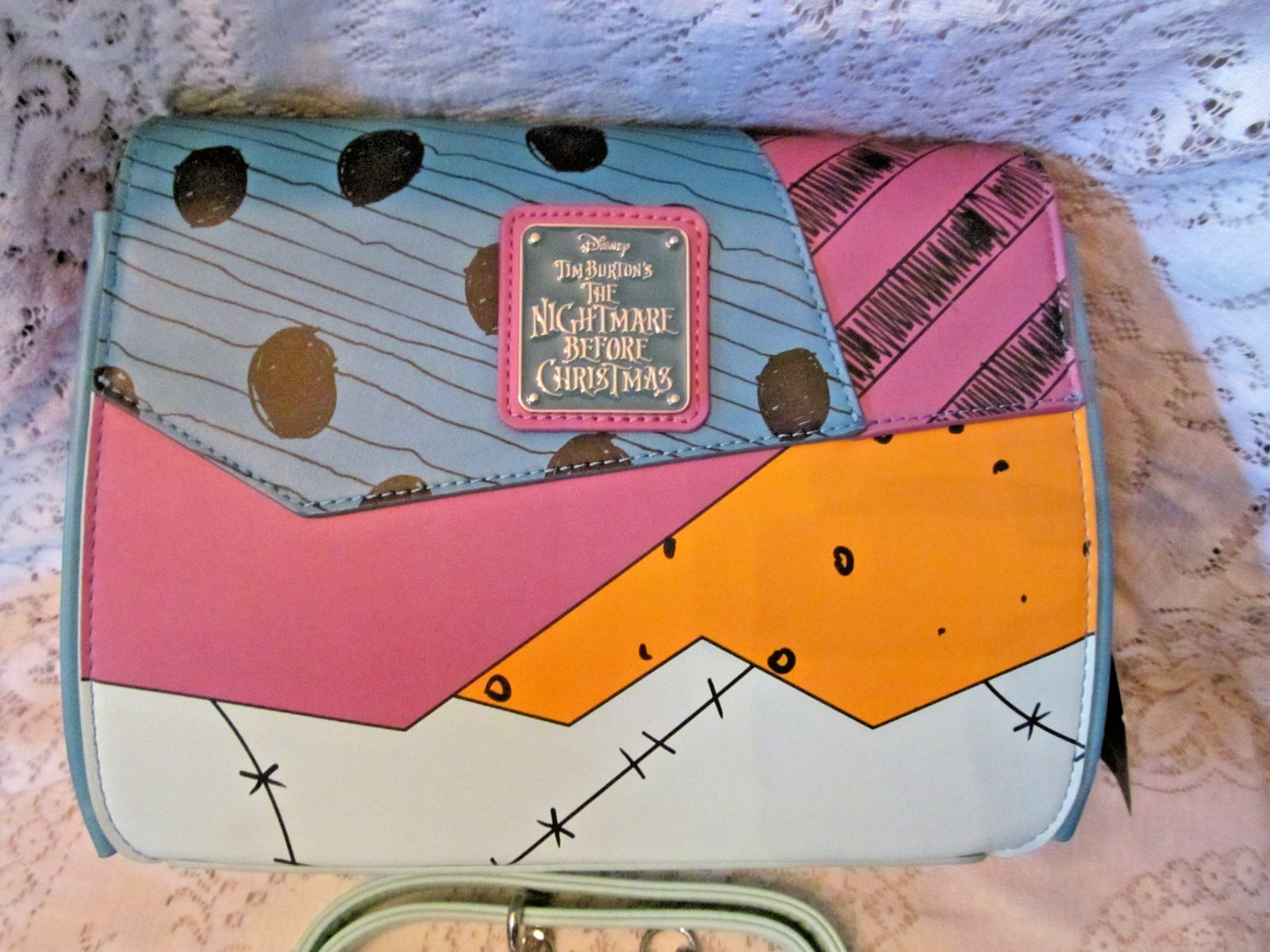 Loungefly Disney Nightmare Before Christmas Sally Cosplay Crossbody Bag NWT