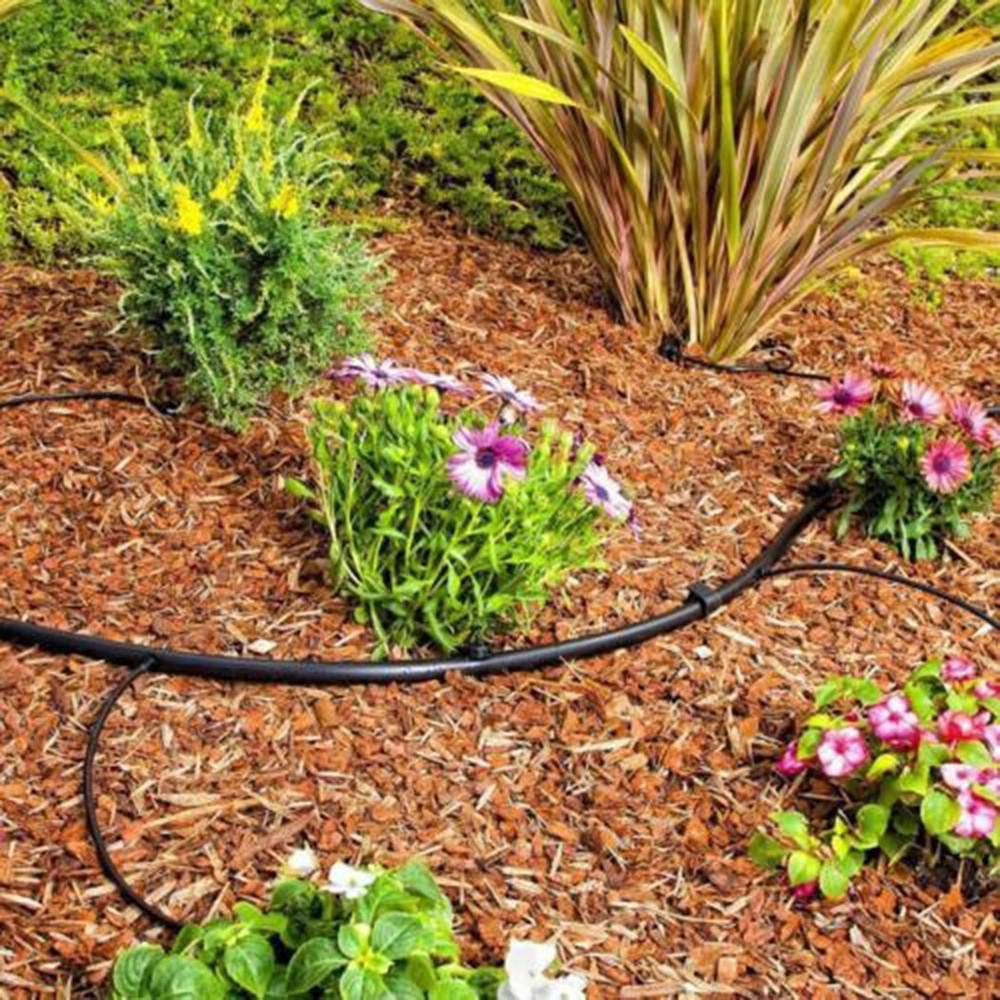 100 Pcs Drip Irrigation Barbed Fitting Connector Adaptor Coupling Hose Pipe 1/4