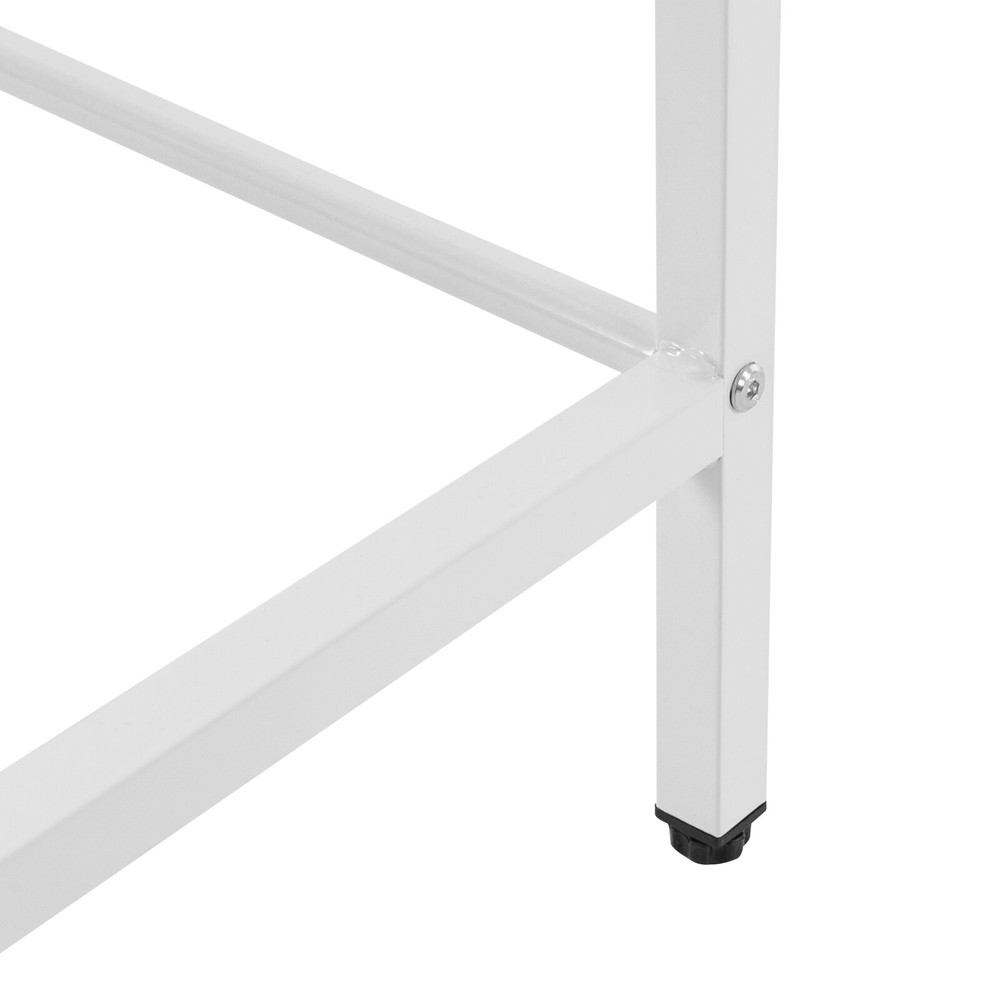 White 3-layer wave wheel (69cm) bathroom washing machine storage rack NEW