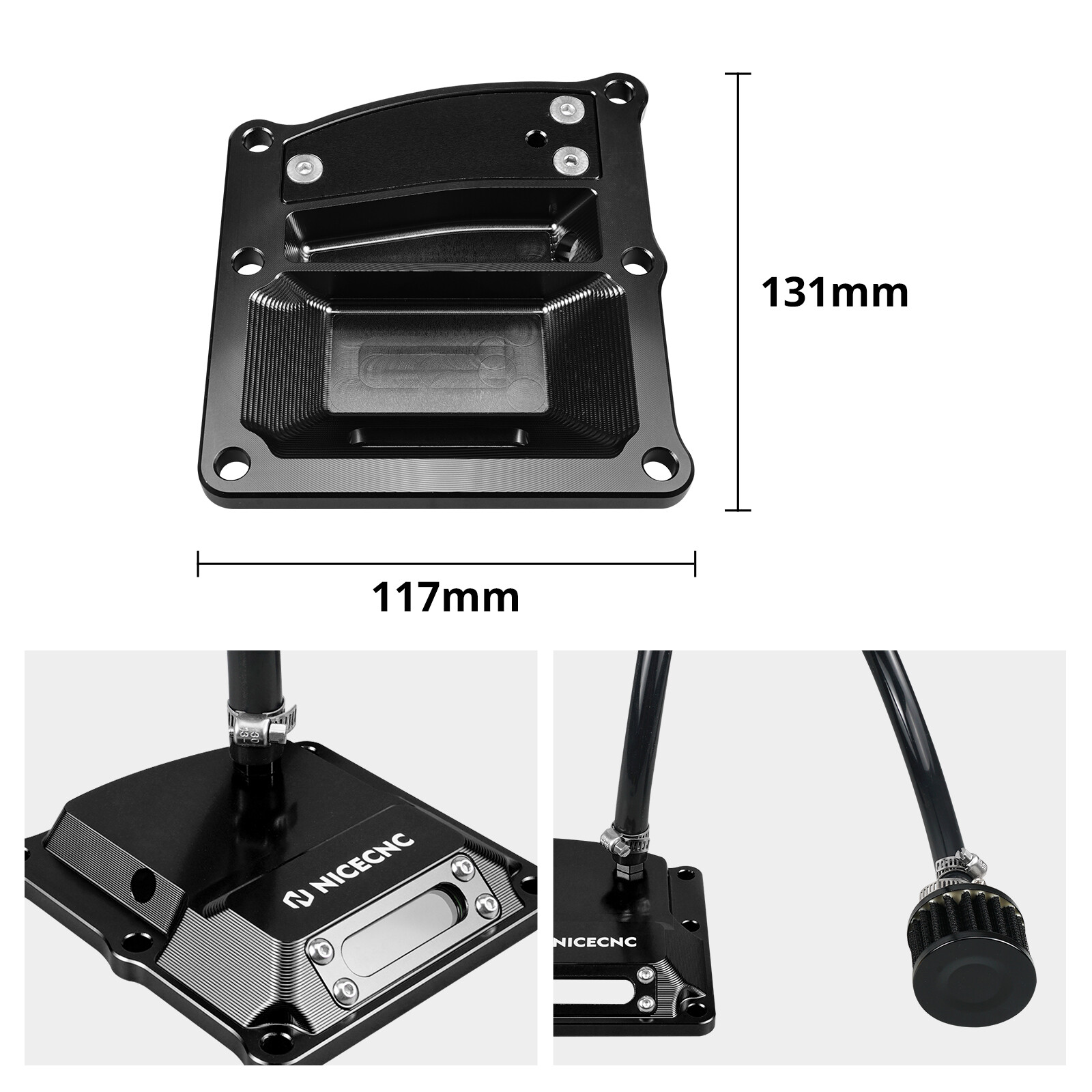 CNC M8 Gearbox Transmission Top Cover For Harley Street Glide FLHX /FLHXS 17-22