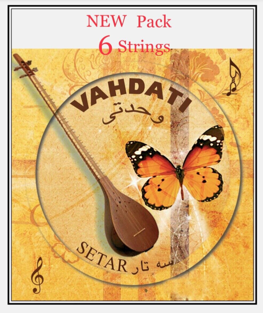 Setar String, 6 Wire, full set, Sehtar, Sitar, Setar string, سیم سه تار ، ستار