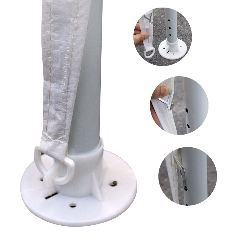 10 x 20' Gazebo Party Tent with 6 Side Walls Wedding Canopy Cater Events Outdoor