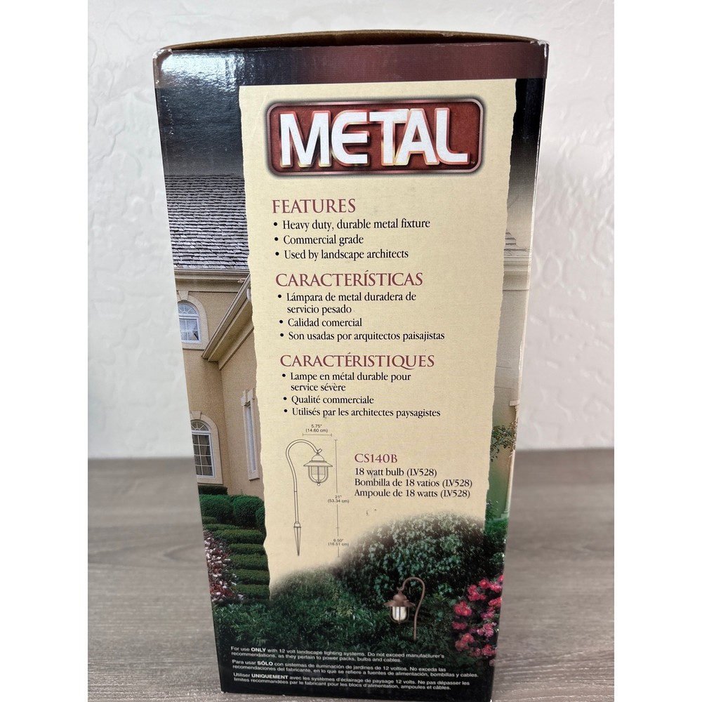 Intermatic Malibu Canterbury Bronze Hanging Lantern Pathway Light - Model CS140B