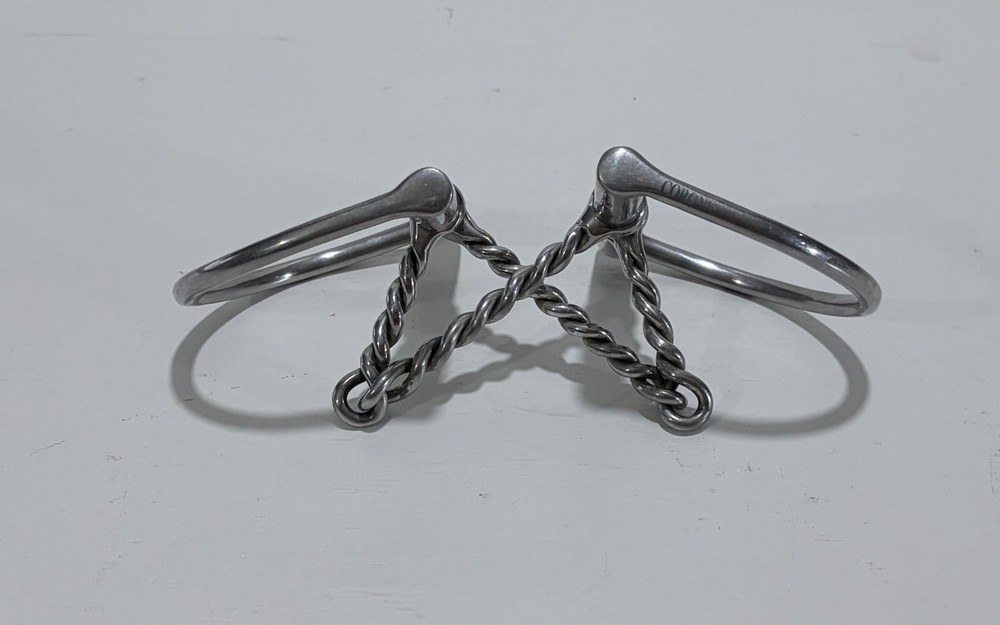 Coronet Double Twisted Wire Hunter King Dee Ring English Bit