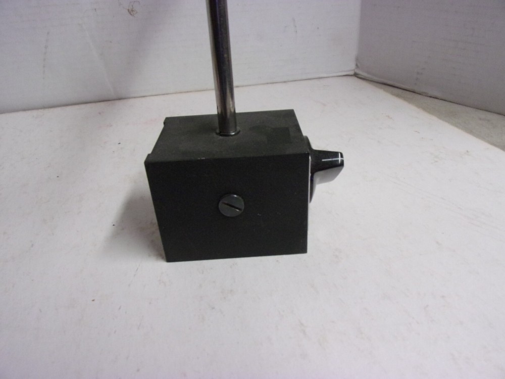 STARRETT #659 Magnetic Base & Post Assembly w/#25-145 Dial Indicator Used