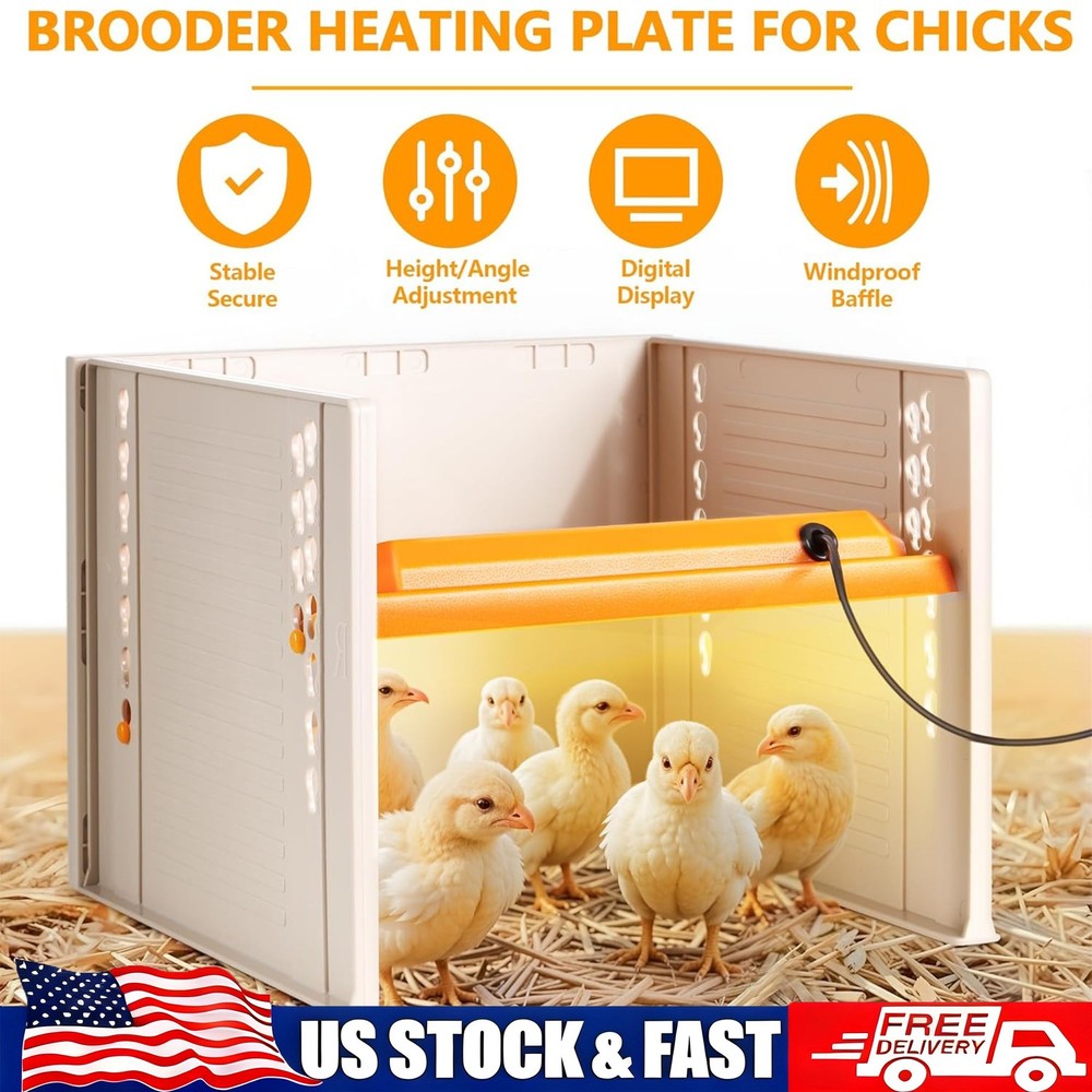 Chick Brooder Heater Plate Chicken Coop Brooder Heater Plate Adjustable Temp