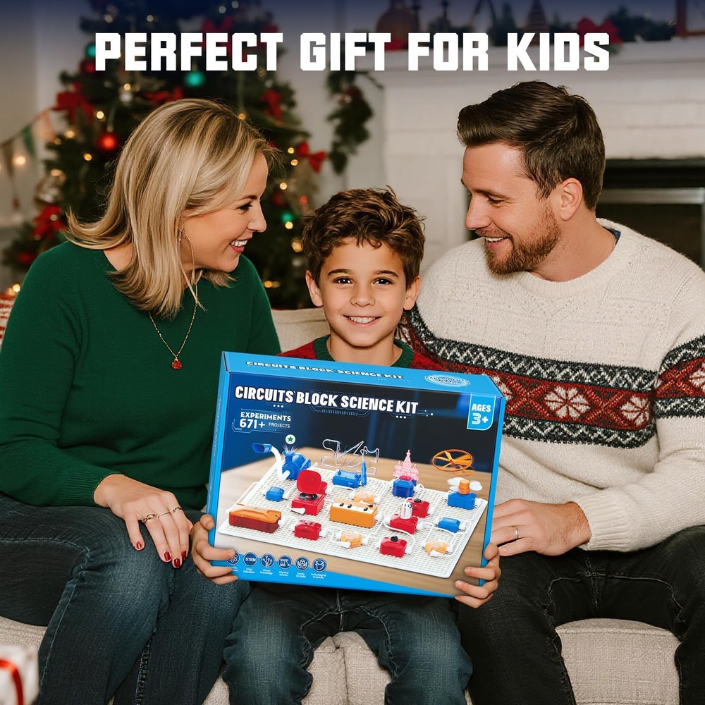 Science Kits for Kids Electronics Exploration Kit with 671+ Circuit Projects,...