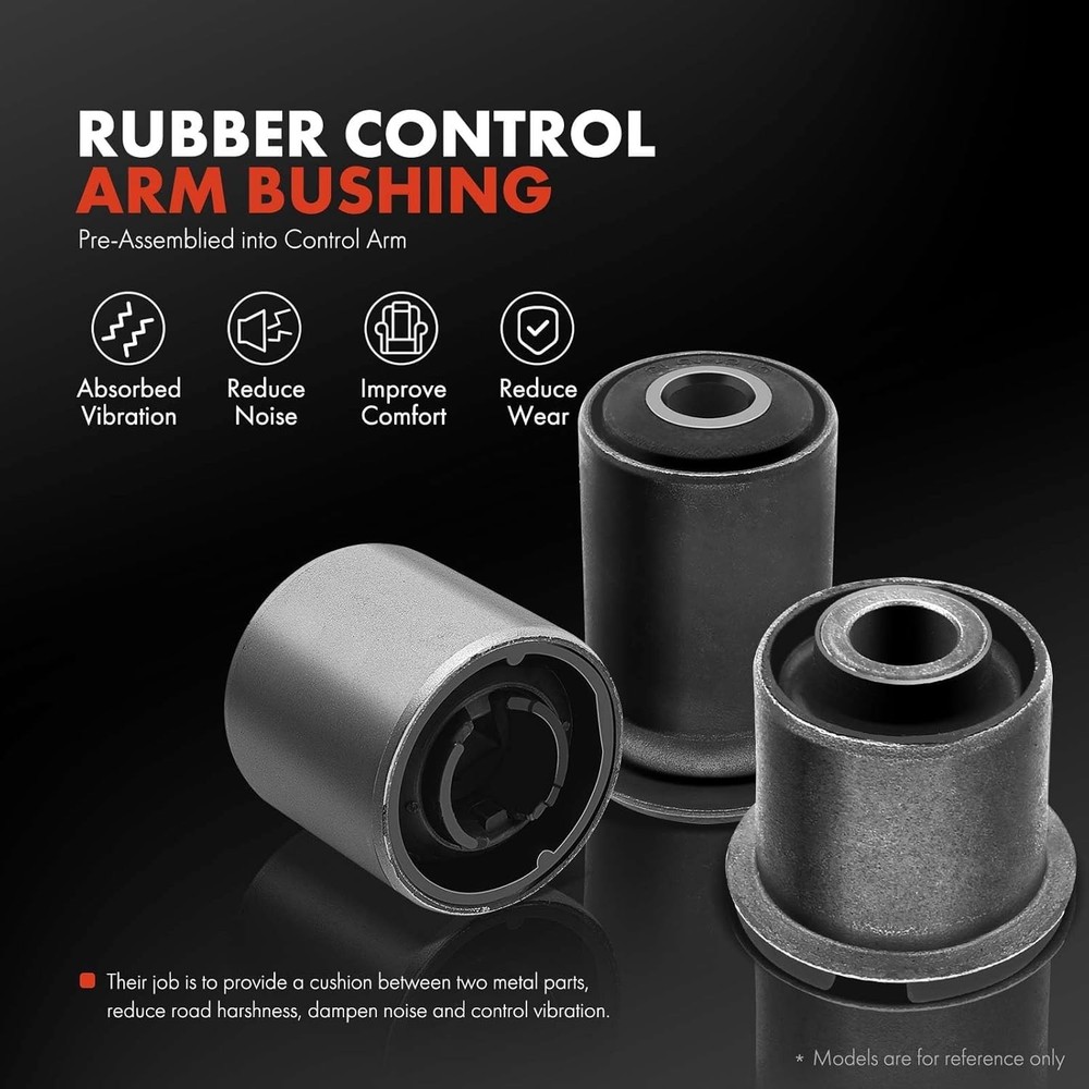 2 x Front Lower Rearward Control Arm Bushing Kit, Compatible with Mini Cooper