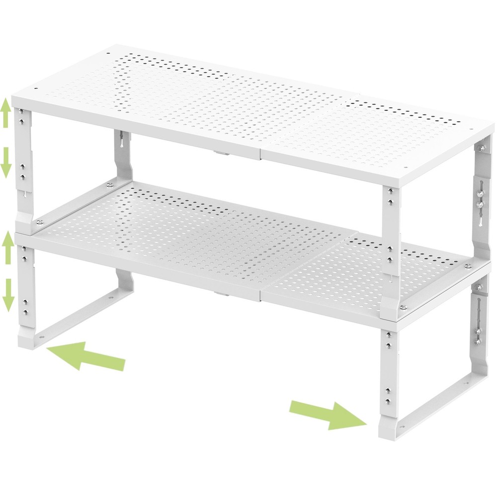 Adjustable Expanable Stackable Spice Rack Shelf Pantry Storage Organizer for ...