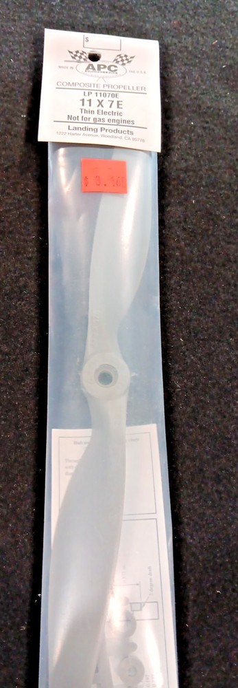 APC C-2 PROPELLER NEW!   11 X 7E